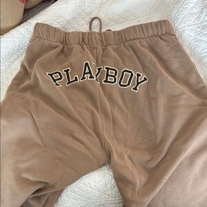 PLAYBOY Tan Track Pants